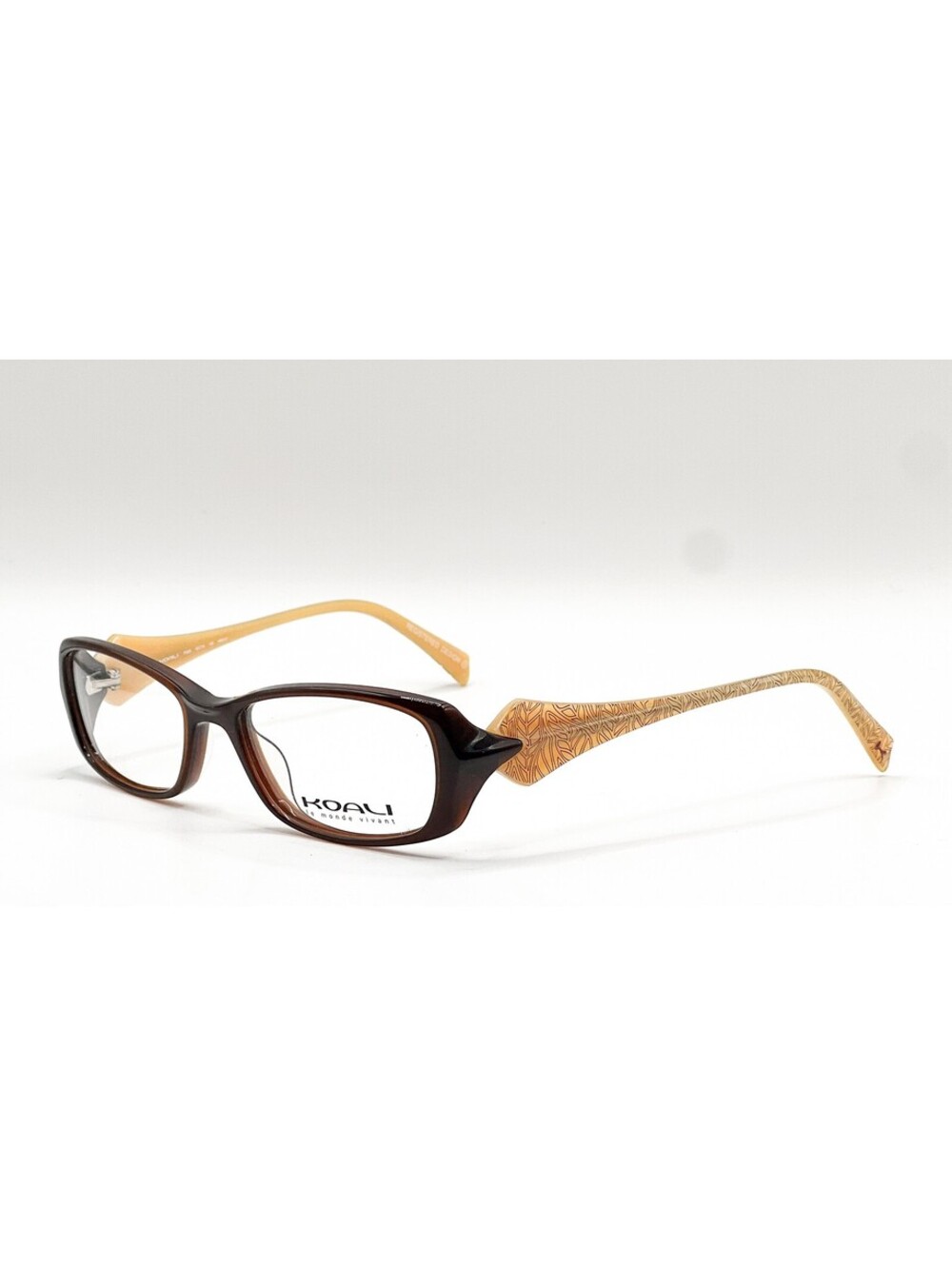 Morel Koali 7006S MM012 Brown Cat Eye Authentic Eyeglass Frames 49-16
